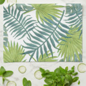 Palmboom Velden Schilderen Hawaïaans Theedoek (Gevouwen)