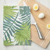 Palmboom Velden Schilderen Hawaïaans Theedoek (Quarter Fold)