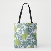 Palmboom Velden Schilderen Hawaïaans Tote Bag (Voorkant)