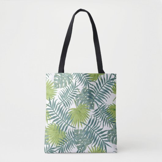 Palmboom Velden Schilderen Hawaïaans Tote Bag (Voorkant)