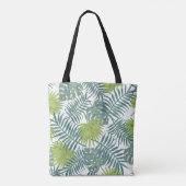 Palmboom Velden Schilderen Hawaïaans Tote Bag (Achterkant)