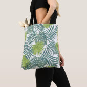Palmboom Velden Schilderen Hawaïaans Tote Bag (Dichtbij)