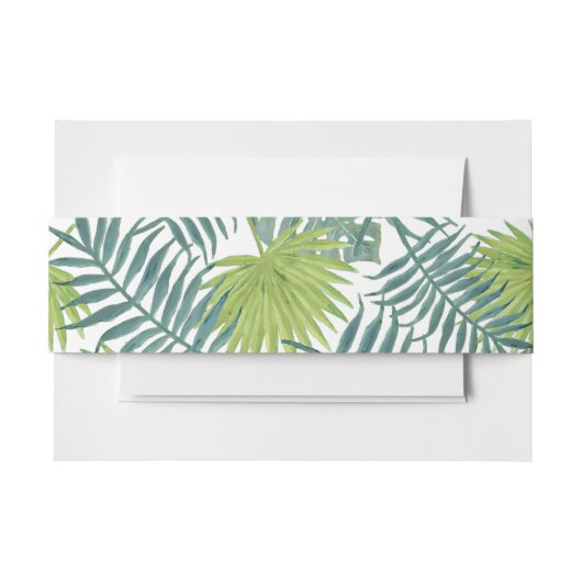 Palmboom Velden Schilderen Hawaïaans Uitnodigingen Wikkel (Voorkant Voorbeeld)
