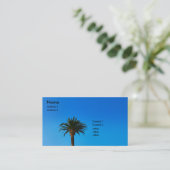 palmboom visitekaartje (Staand voorkant)