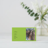 Palmboom Visitekaartje (Staand voorkant)