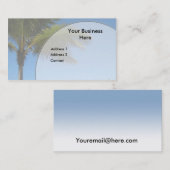 Palmboom Visitekaartje (Voorkant / Achterkant)