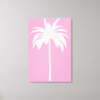 palmboom Witte roze tropische elastisch