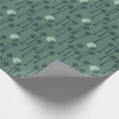 Palmboom woestijn zonsondergang cadeaupapier (Hoek)