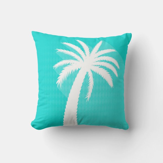 Palmboom Worp Kussen (Voorkant)