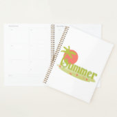 Palmboom zomer met zon en strand planner (Display)