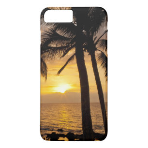 Palmboom zonsondergang iPhone 8/7 plus hoesje