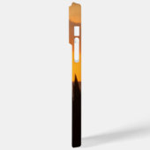 Palmboom Zonsondergang met Naam Case-Mate iPhone Case (Achterkant / Links)