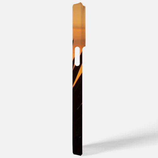 Palmboom Zonsondergang met Naam Case-Mate iPhone Case (Achterkant / Rechts)