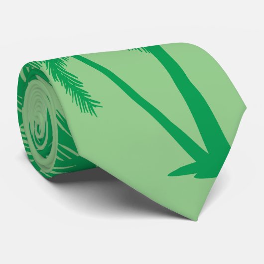 palmboomabstracte stropdassen (Opgerold)