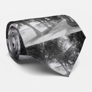 palmboombalkfoto van 1900 stropdas