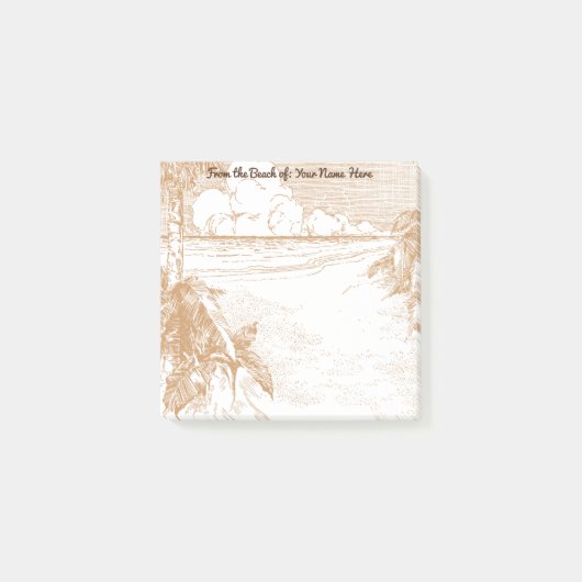 palmboombeugel Bewerkbare sticks Post-it® Notes (Voorkant)