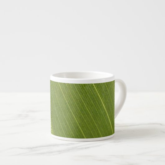 Palmboomblad Espresso Kop (Voorkant rechts)
