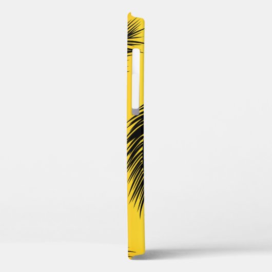 Palmboombladeren: naadloos patroon. Case-Mate iPhone case (Achterkant / Links)