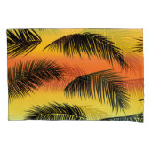 Palmboombladeren: naadloos patroon. kussensloop (Voorkant)