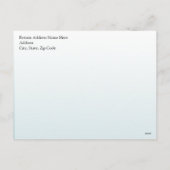 Palmboomgaarden met kerstmis feestdagenkaart (Achterkant)