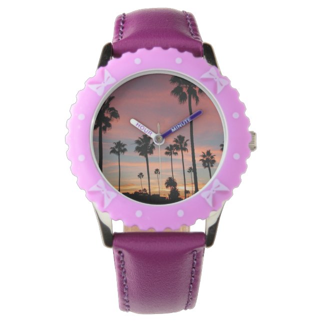 palmboomhorloge horloge (Voorkant)