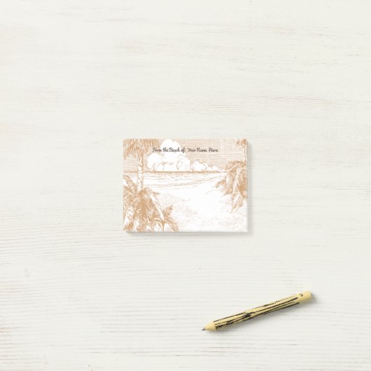 palmboomkappen Aangepaste advertentie plaatsen Post-it® Notes (Op bureau)