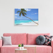 Palmboomkaribboon Canvas Afdruk (Insitu (Woonkamer))