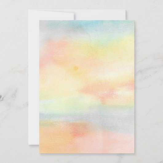 Palmboomkerstfeest Kaart (Achterkant)