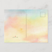 Palmboomkerstfeest Uitnodiging Briefkaart (Achterkant)