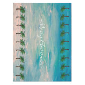 Palmboomkersttafelkleed tropisch tafelkleed (Voorkant)
