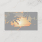 Palmboomklep Visitekaartje (Achterkant)