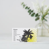 palmboomkorren visitekaartje (Staand voorkant)