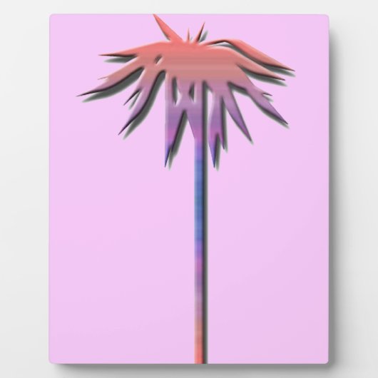 Palmboomkunst Fotoplaat (Voorkant)