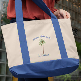 Palmboommoeder van de Canvas tas van de Bride
