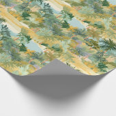 Palmboomontwerp Cadeaupapier (Hoek)