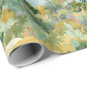 Palmboomontwerp Cadeaupapier (Rol Hoek)