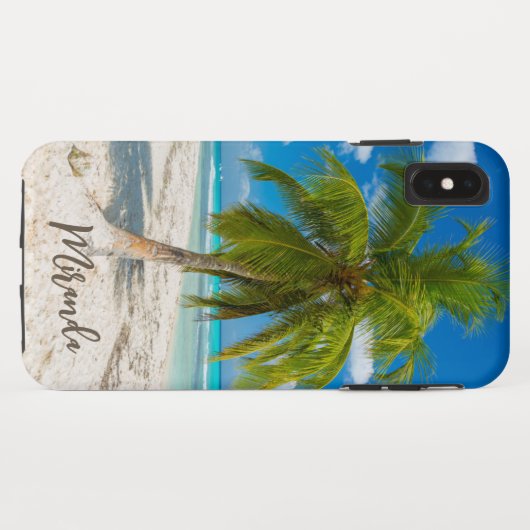 Palmboomparadijs Case-Mate iPhone Case (Achterkant (horizontaal))