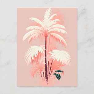 palmboomroze briefkaart