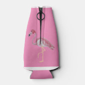 Palmboomroze flamingovissen kunnen flesjeskoeler (Achterkant)