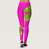 Palmboomroze Leggings (Achterkant)