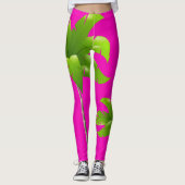 Palmboomroze Leggings (Voorkant)