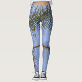 Palmboomschijfjes Leggings (Voorkant)