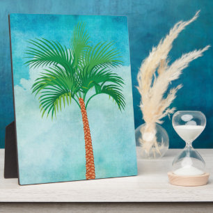 Palmboomschild Fotoplaat