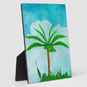 Palmboomschild Fotoplaat (Zijkant)