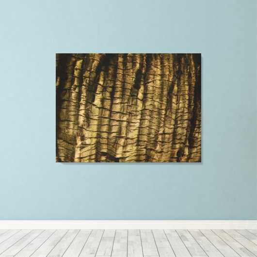 Palmboomschors Canvas Afdruk (Insitu (Houten vloer))