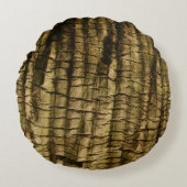 Palmboomschors Rond Kussen (Voorkant)