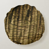 Palmboomschors Rond Kussen (Achterkant)