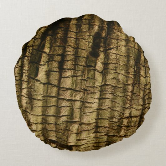 Palmboomschors Rond Kussen (Achterkant)