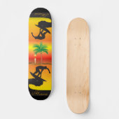 Palmboomskateboard Persoonlijk Skateboard (Voorkant)