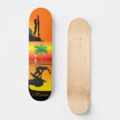 Palmboomskateboard Persoonlijk Skateboard (Voorkant)